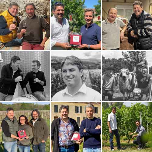 profil de femmes et d'hommes viticulteurs