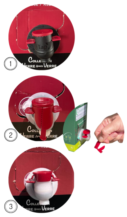 évolution des robinets de nos bag-in-box : Vitop® Compact, Vitop® Natural, Vitop® Uno