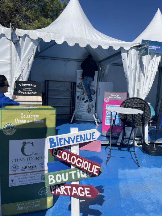 stand Collection Verre Après Verre au Salon Nautique d'Arcachon 2025