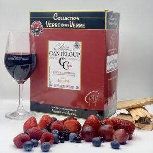 vin rouge, Chateau Canteloup, AOC Bordeaux Supérieur
