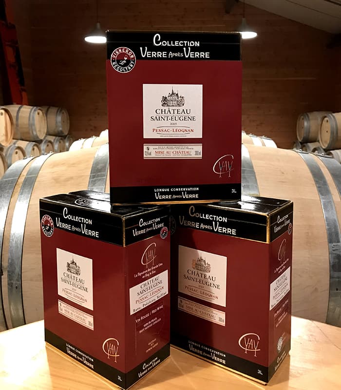Vin rouge du Château Saint-Eugène en bag-in-box
