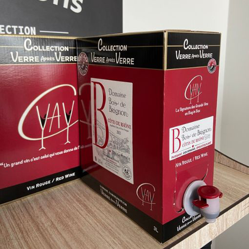 vin rouge en bag-in-box