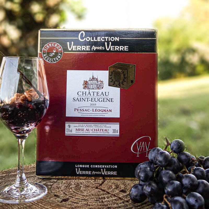 Château Saint-Eugène, AOC Pessac Léognan, vin rouge en bag-in-box