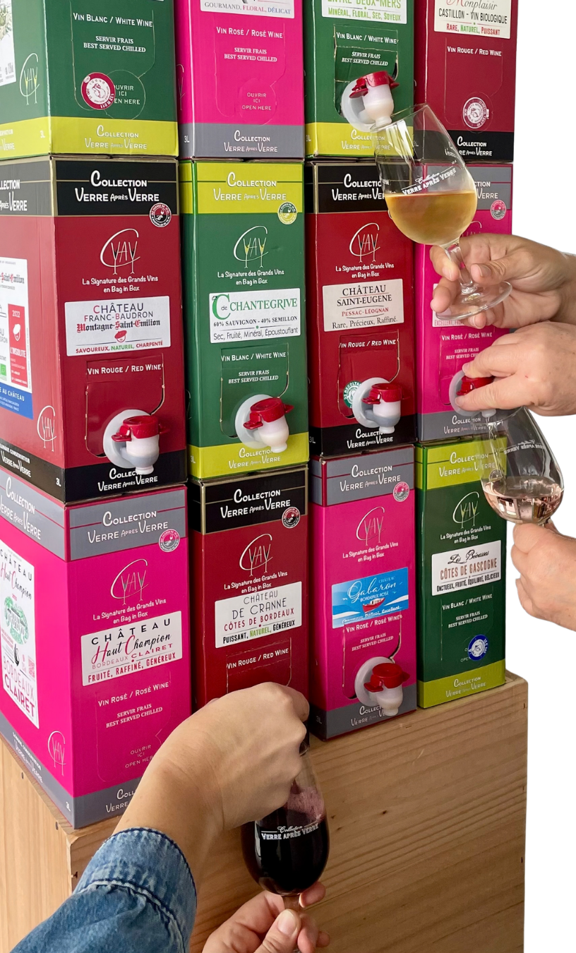 Bar à Bag-in-box de la marque Collection verre après verre.